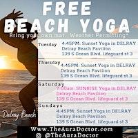 Free beach yoga Delray beach !