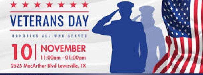 CUTX Lewisville Branch Veteran's Day Celebration
