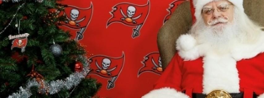 Buccaneers Holiday Photo Opportunities with Santa At Tampa Premium Outlets