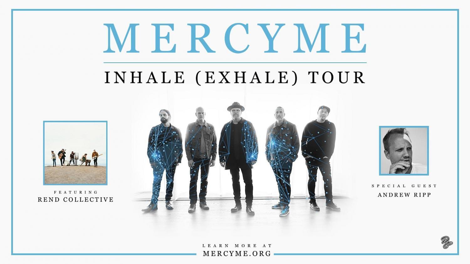 MercyMe Inhale/Exhale Spring 22 Tour(Merch Volunteers)-San Diego, CA