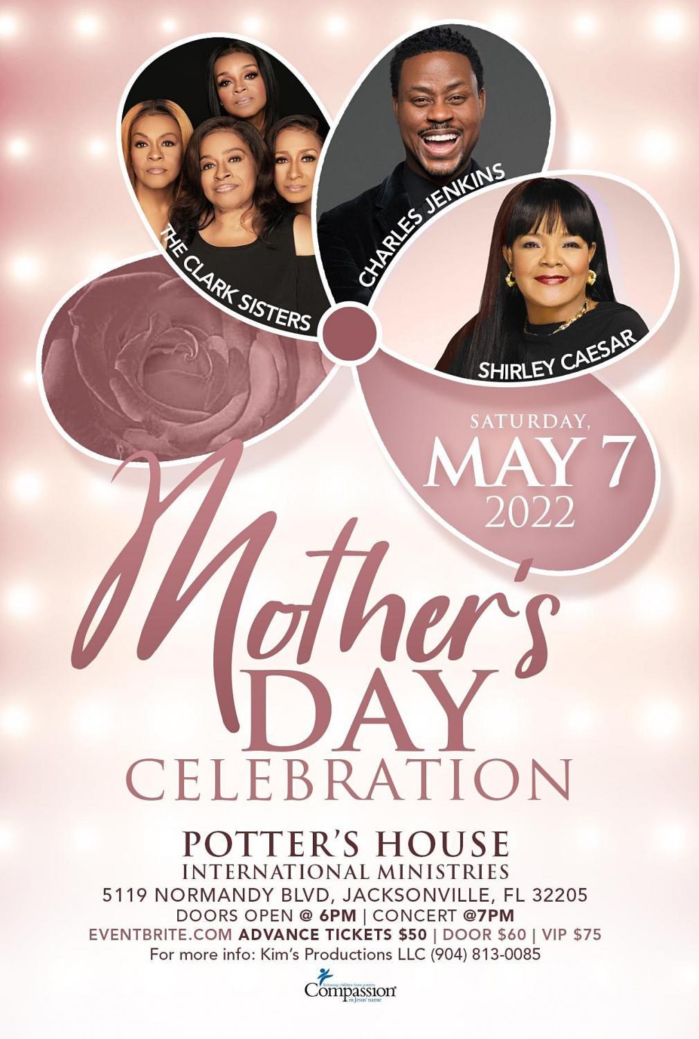 Pre-Mother's Day Celebration at The Potter's House International Ministries