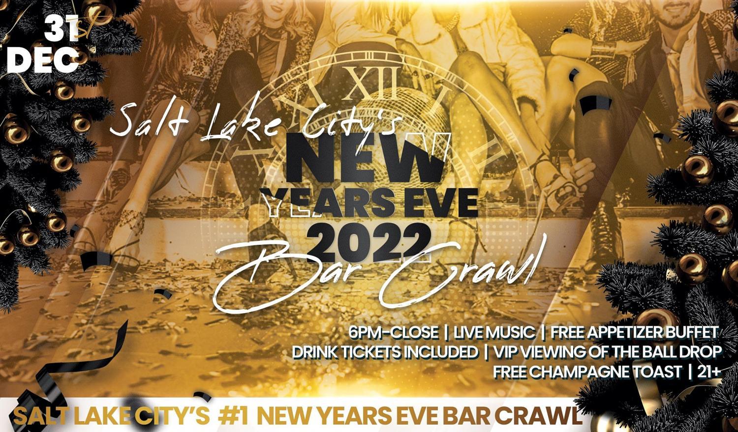 Salt Lake City NYE Bar Crawl