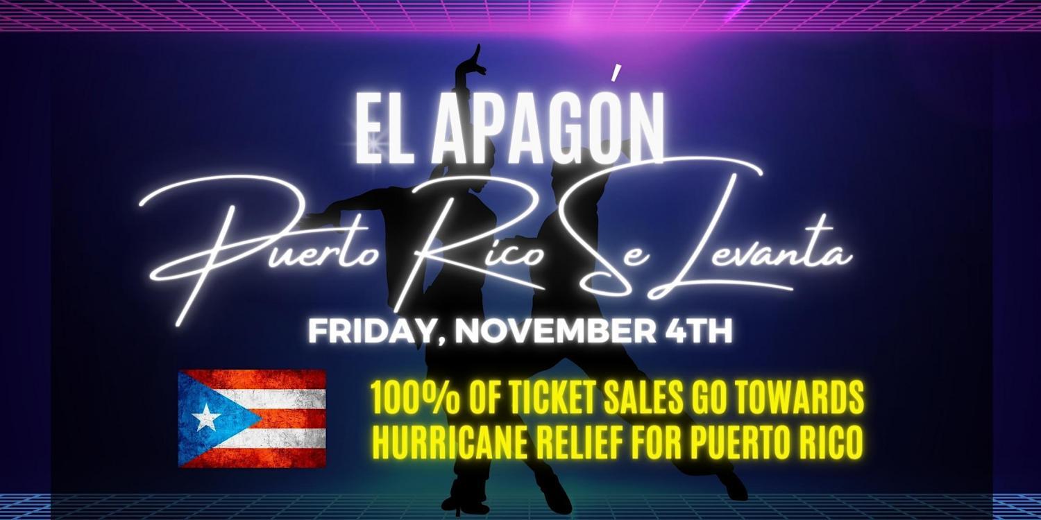 El Apagón - Salsa Dance Event - Hurricane Relief for Puerto Rico
Fri Nov 4, 7:00 PM - Sat Nov 5, 2:00 AM