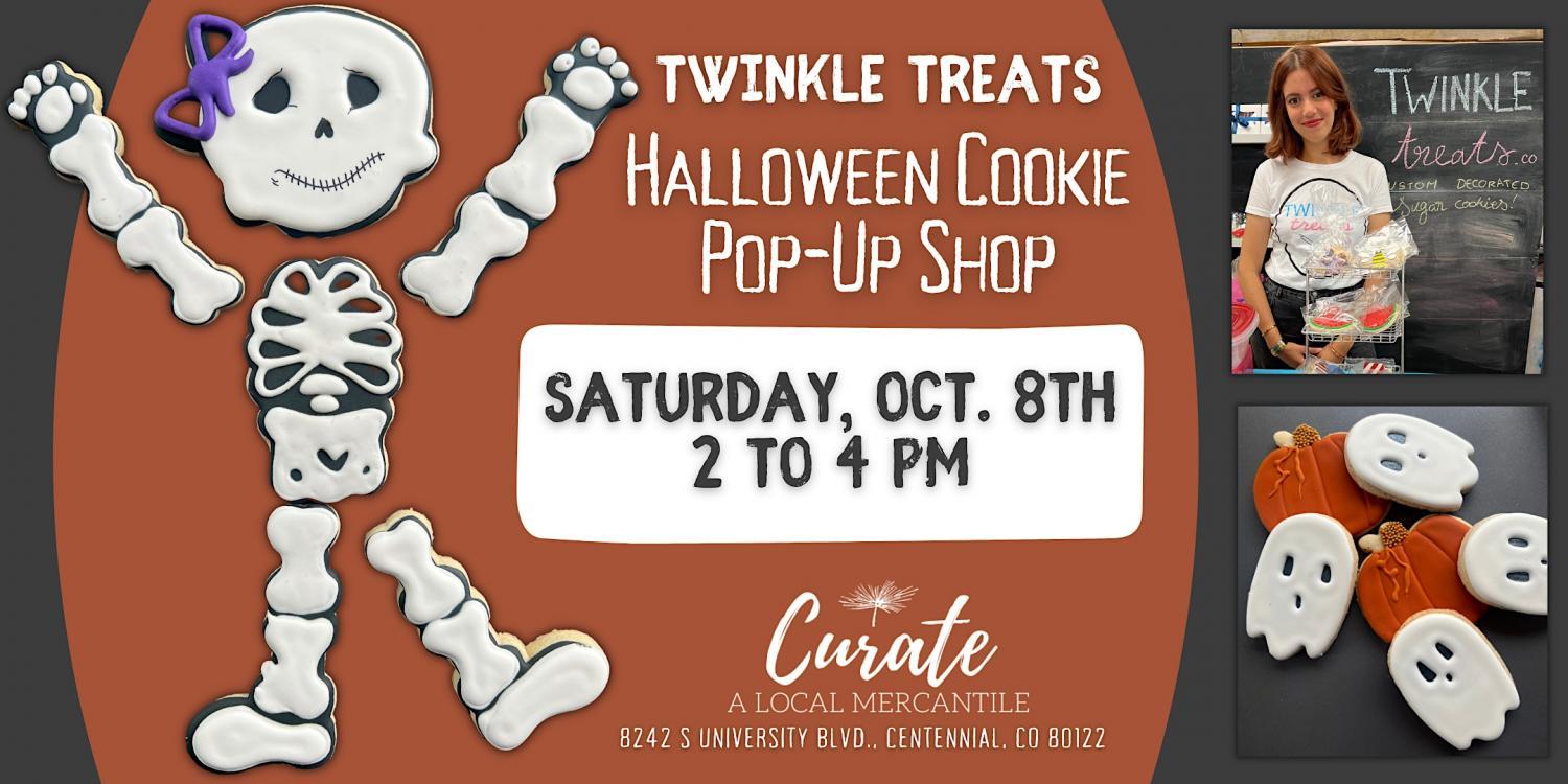 Halloween Cookie Pop-Up Shop w/ Twinkle Treats
Sat Oct 8, 2:00 PM - Sat Oct 8, 4:00 PM