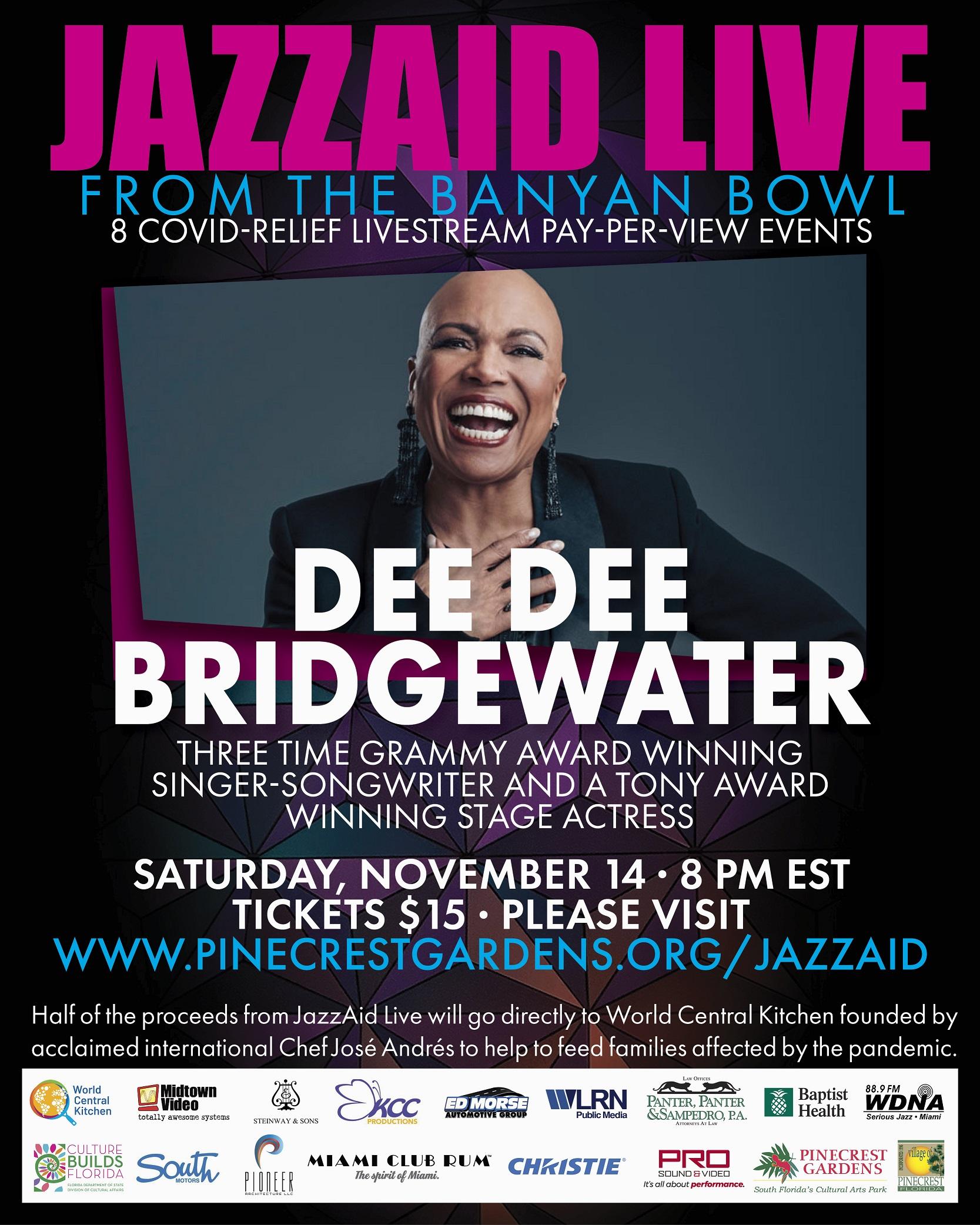 Pinecrest Gardens presents "Banyan Bowl Live" featuring Dee Dee Bridgewater