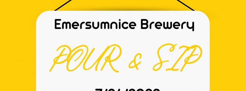 Pour & Sip Candlemaking Event - Emersumnice Brewery