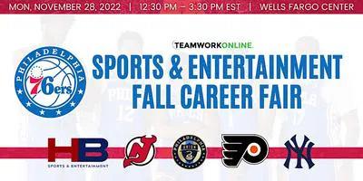 Philadelphia 76ers Sports &amp; Entertainment Fall Career Fair
