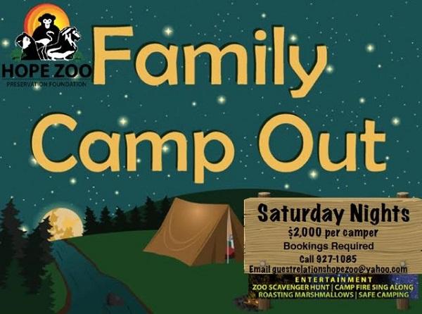 Hope Zoo Family Camp Out