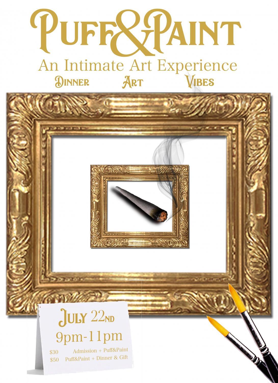Puff & Paint 'An intimate Art Experience