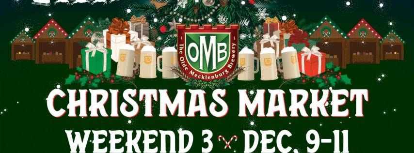 OMB's Christmas Market Weekend