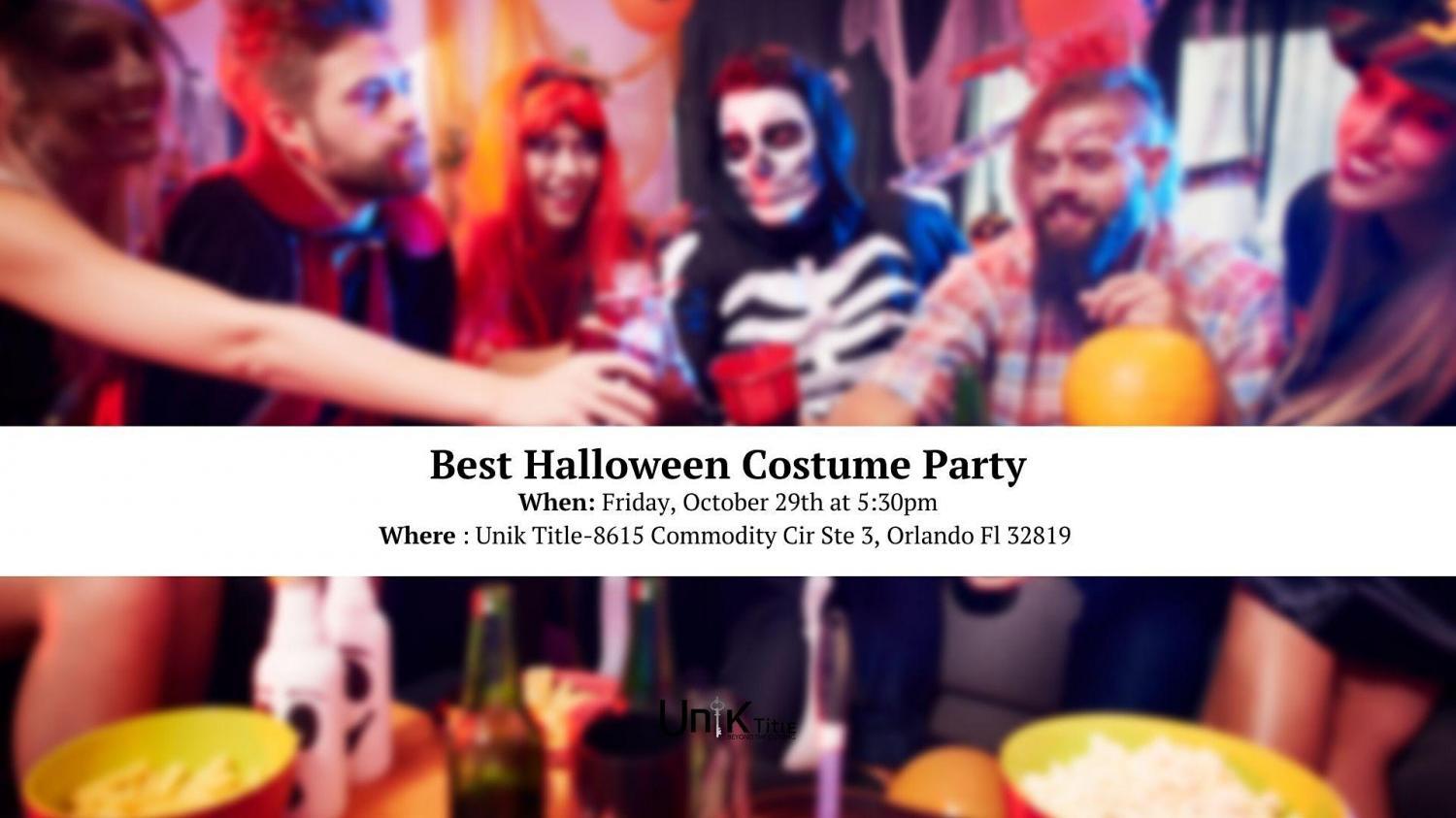 Best Halloween Costume Party (Real Estate)