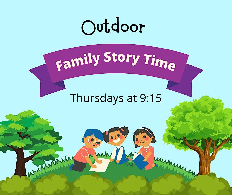 Outdoor Story Time
Thu Dec 1, 9:15 AM - Thu Dec 1, 9:45 AM
in 27 days