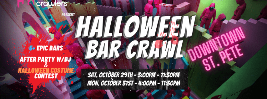 Halloween Bar Crawl 10/29 - St Pete