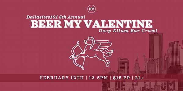 Dallasites101 5th Annual Beer My Valentine Bar Crawl