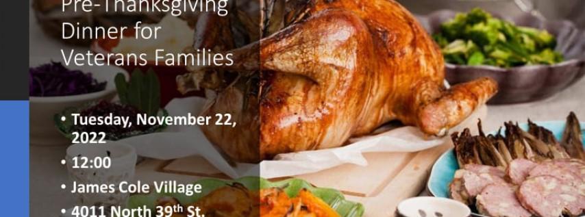 Pre-Thanksgiving Veterans & Families Dinner