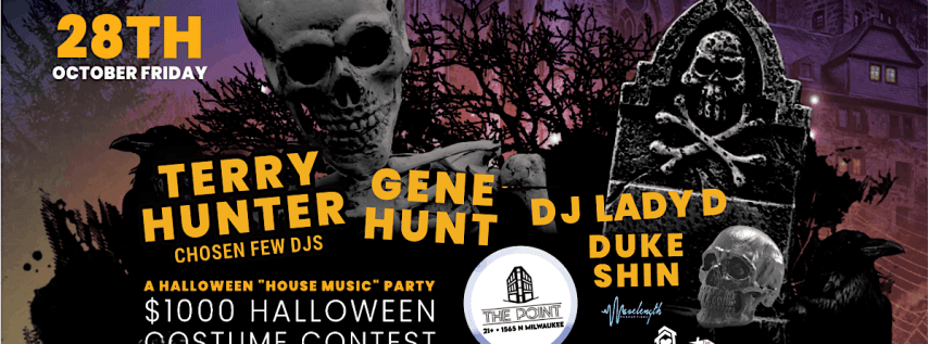 A Haunted House Music Halloween Party with a $1,000 Costume Contest