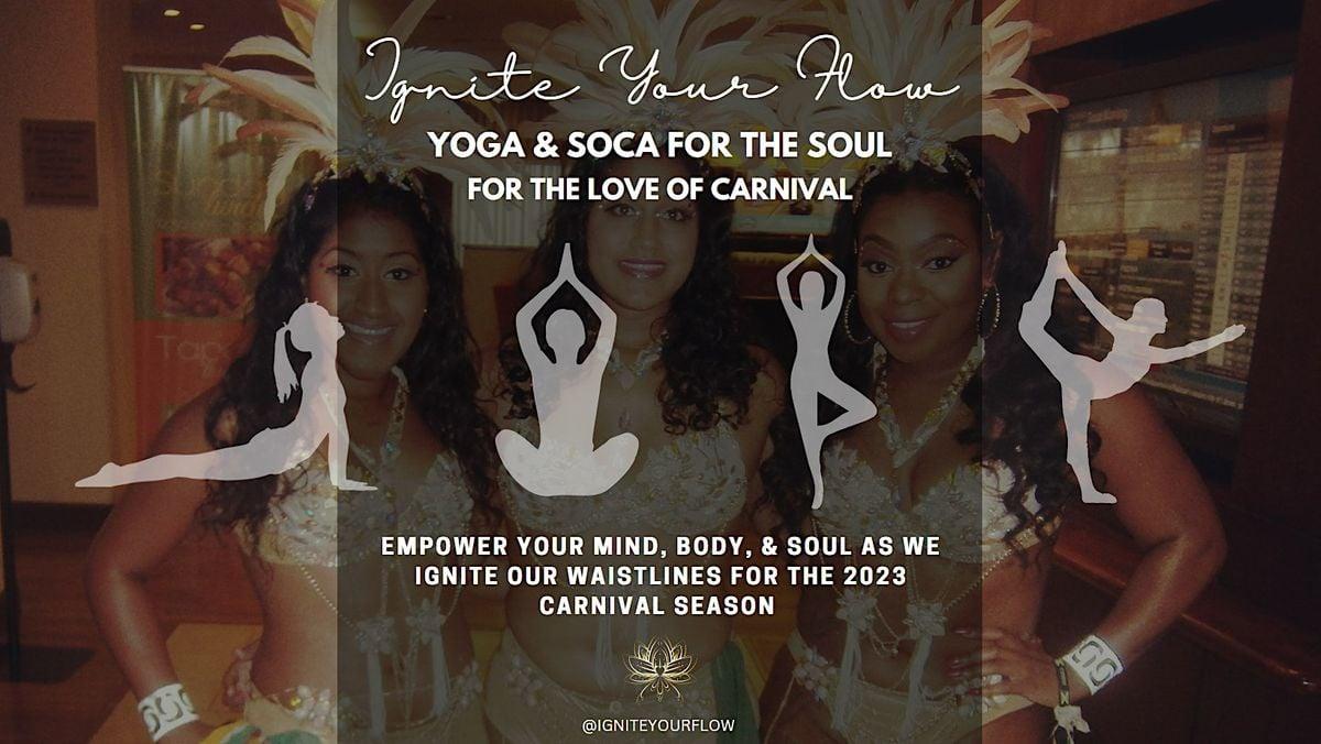 Yoga & Soca for the Soul - $28, Virtual Group Class, Beginner Friendly!