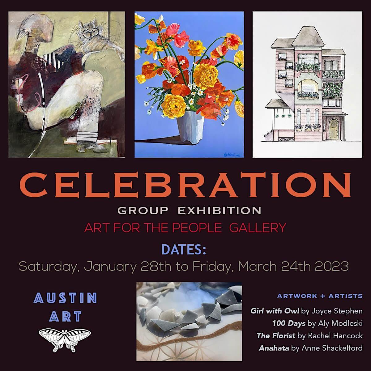 &quot;CELEBRATION&quot;, group exhibition at Art for the People Gallery